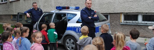 Policjanci w przedszkolu