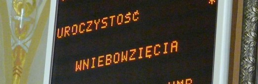 Uroczystość Wniebowzięcia NMP