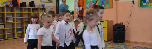 Przedszkolacy z Baligrodu uczcili Święto Niepodległości