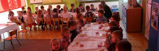 Wigilia w przedszkolu w Tarnawie