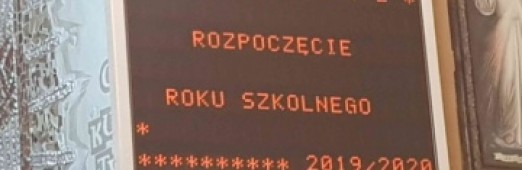 Rozpoczęcie roku szkolnego