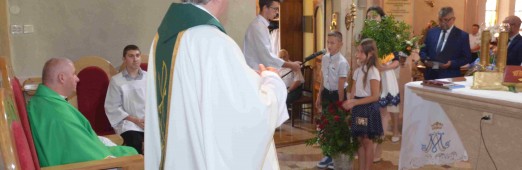 Podziękowania w Parafii....