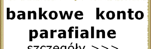 Konto parafii - Tarnawa i Olchowa
