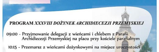 Zaproszenie na Dożynki Archidiecezjalne 