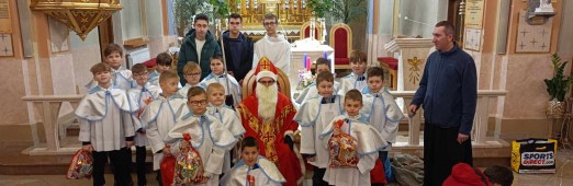 Święty Mikołaj w naszym kościele
