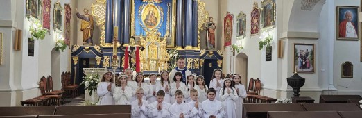 Pielgrzymka dzieci z klasy III