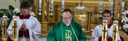 Czas podziękowań i powitanie w parafii